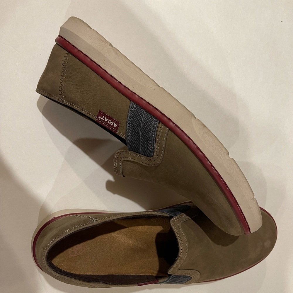 Ariat size 10 tan loafers